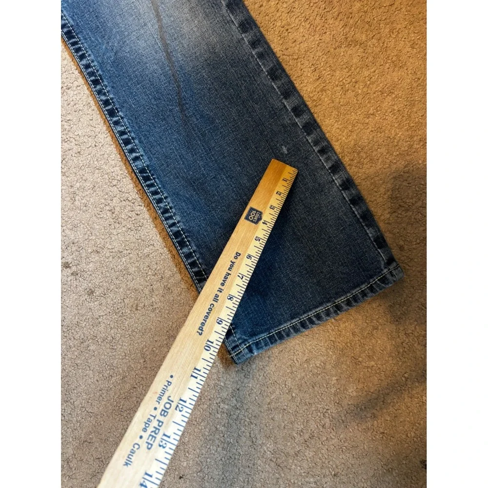 Ariat M7 Rocker Boot Cut Jeans Mens 38x34 Medium Wash Distressed Western Denim
